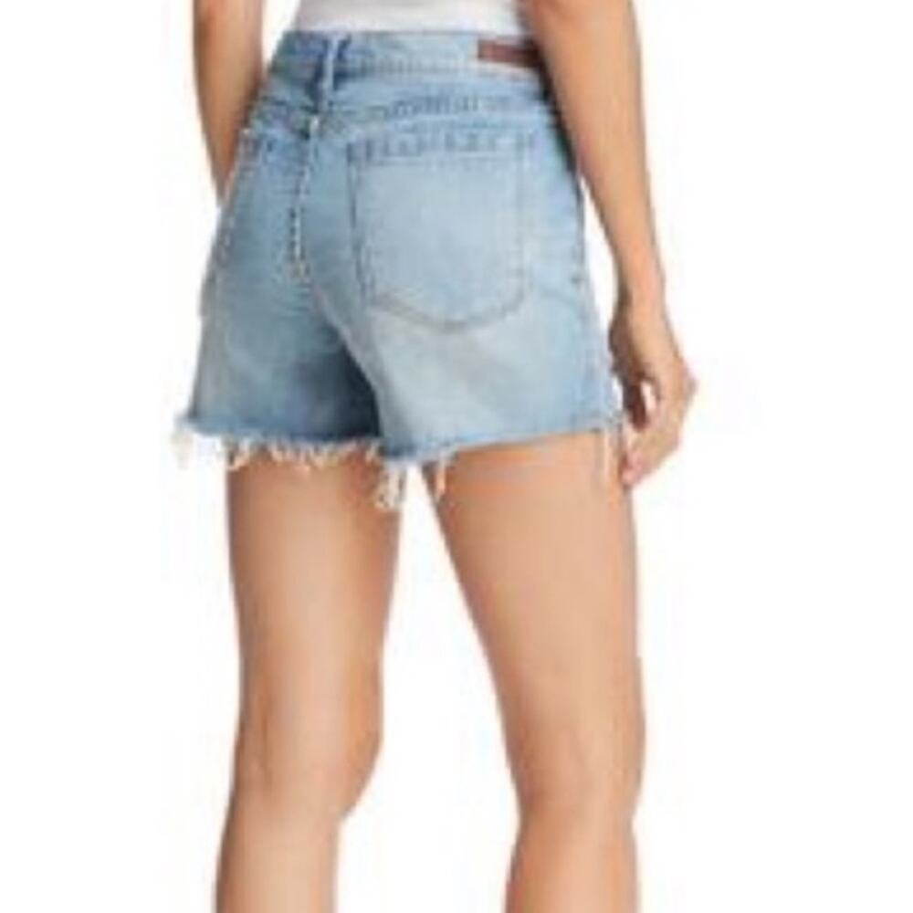 Blank NYC Fulton Light Wash Rollup Cutoff Shorts